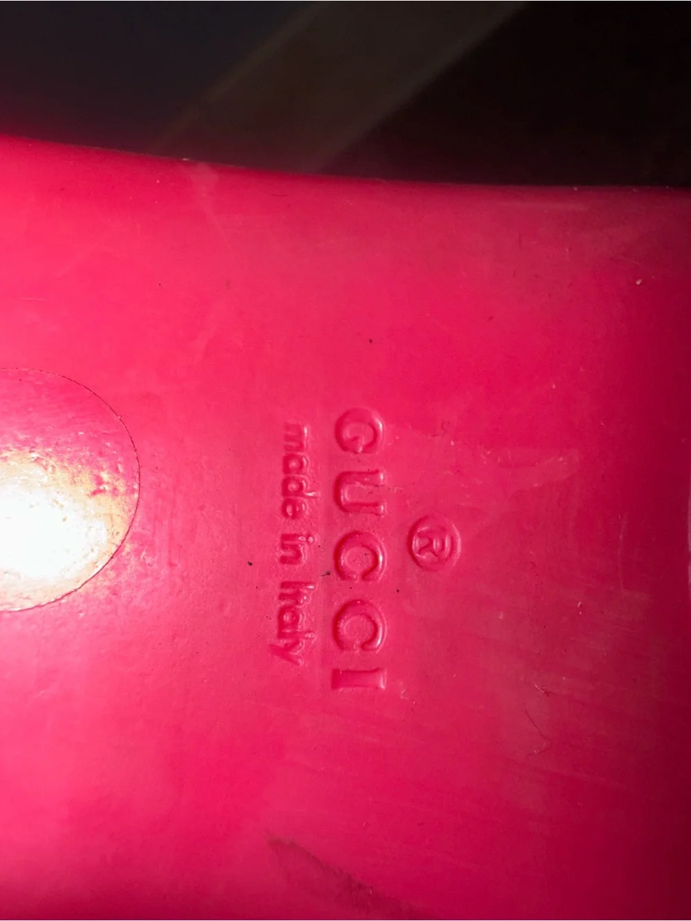 Gucci Barbie Pink Leather Ballet Flats with Bow EUC